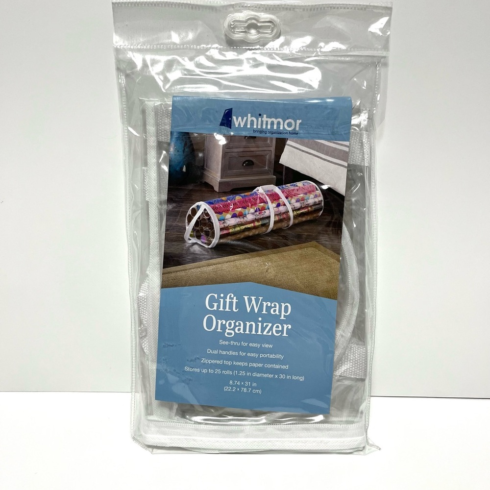 NWT Gift Wrap Organizer